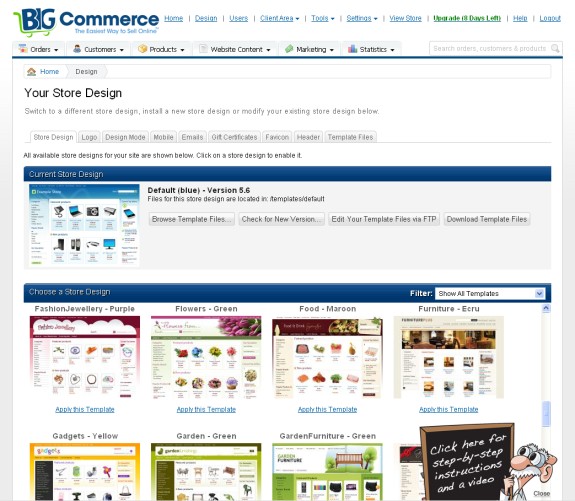 bigcommerce design
